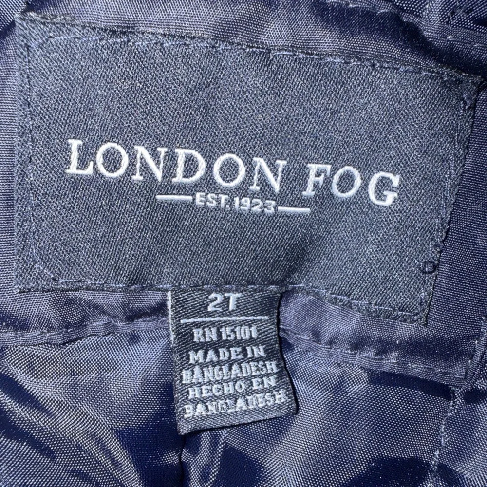 London Fog Toddler Boy Size 2T Navy Blue Bib Overall Snow Pants